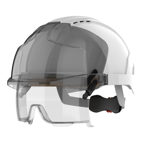 EVO® VISTAlens® Safety Helmet with Integrated Eyewear Vented (5038428361736)
